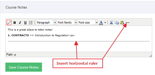 Horizontal Ruler